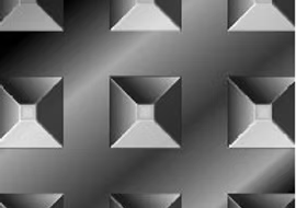 Alternative view of Chapas estampadas